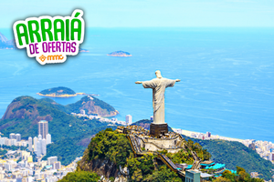 ARRAIA DE OFERTAS MMC 2025 - CORCOVADO DE VAN COM FLORESTA DA TIJUCA (PANORÂMICO) COM CITY TOUR (COM INGRESSO)